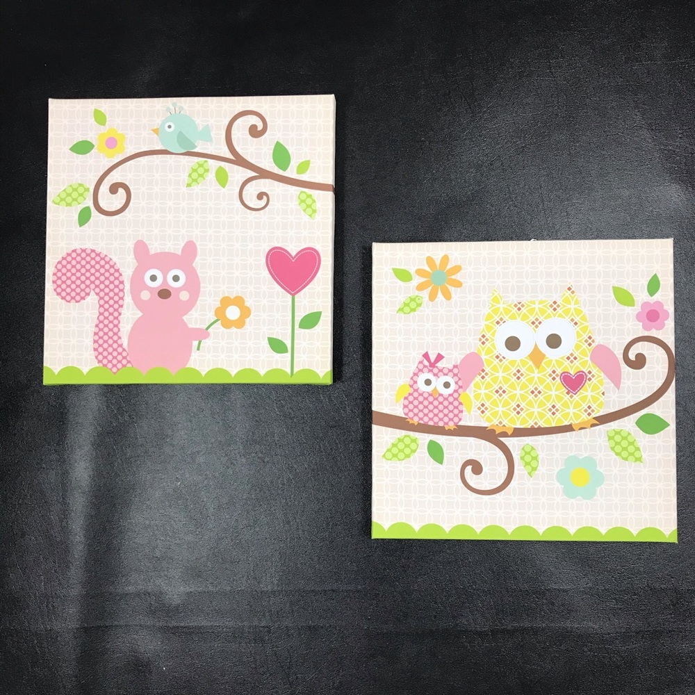 Kids Line Decorative Canvas Art 12”x12”x1”